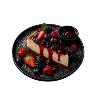 Cheesecake with Forest Fruits